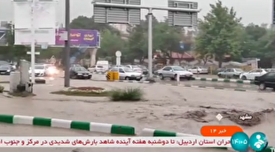 احتمال سیلاب در مشهد تا اوایل هفته آینده